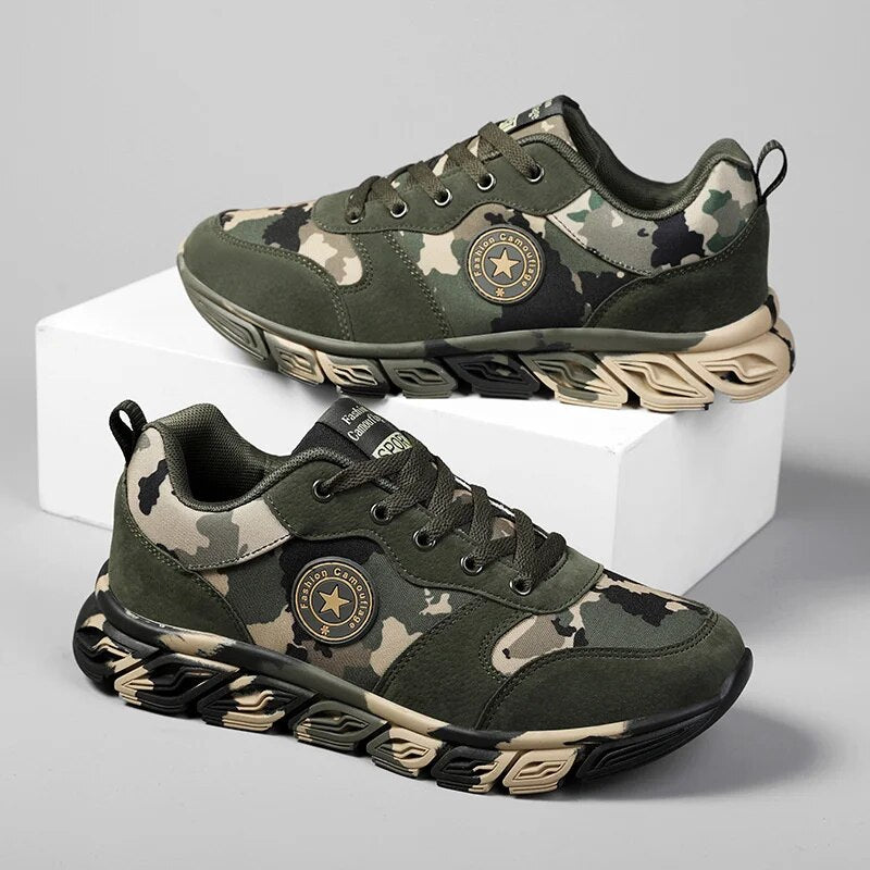 The Camouflage Army Green Shoes