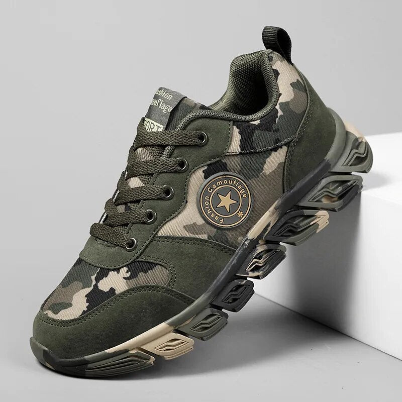 The Camouflage Army Green Shoes
