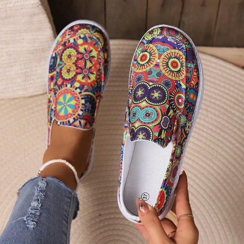 Mandala Bloom Casual Shoes