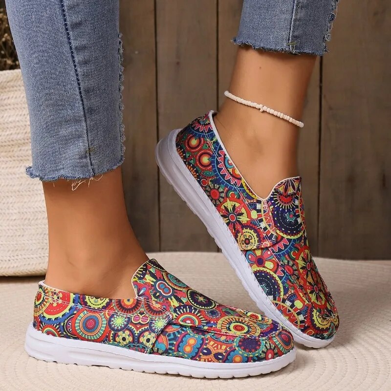 Mandala Bloom Casual Shoes