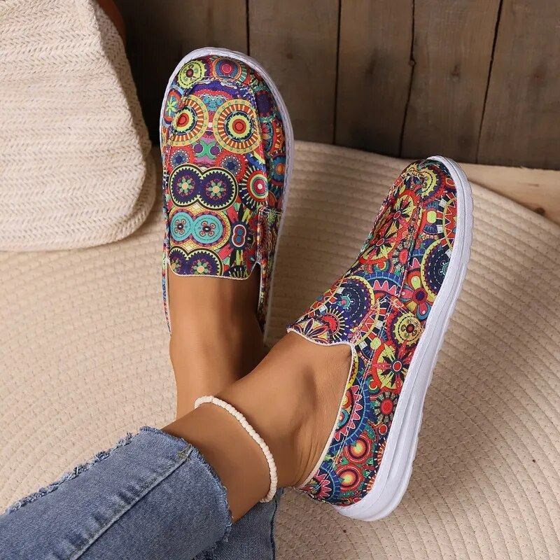 Mandala Bloom Casual Shoes