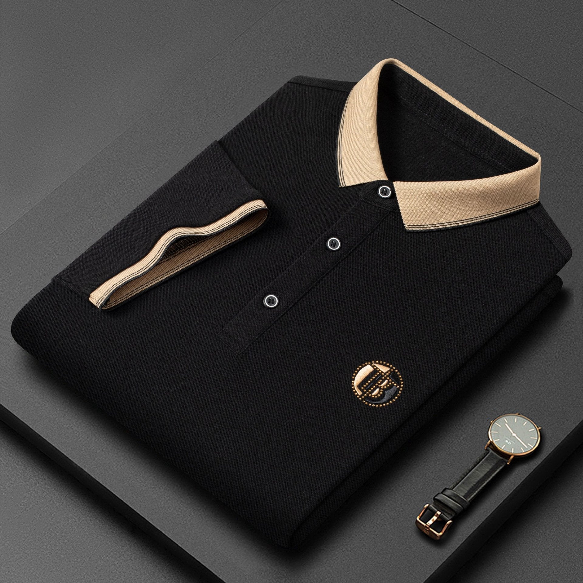 Golden Titanium Polo Shirt